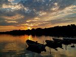 Zachodów jezioro Pile 