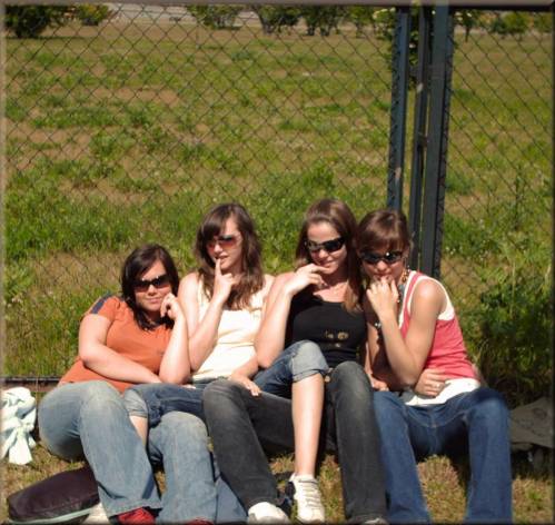 With my Girls at school :-)