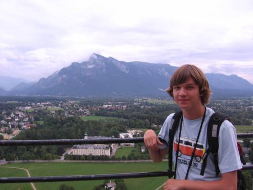 Wojciech w Alpach :D