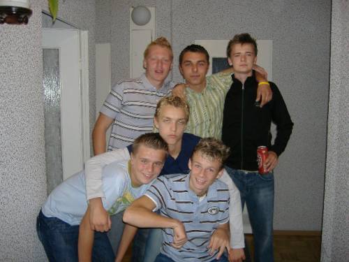 Ja i ziomki na urodzinach