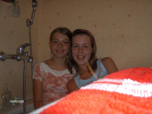 w wannie..;D