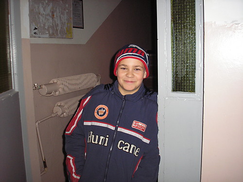 ja w klatce :P