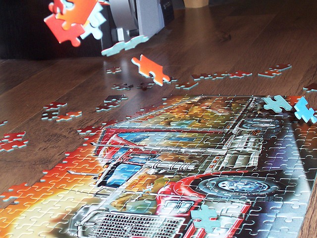 Spadajce puzzle
