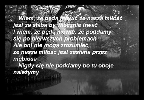 kocham ci mu na zawsze....