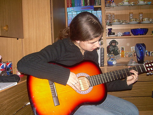 Ja i moja new gitarka :P