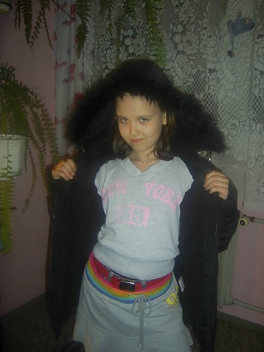 czarny kaptorek