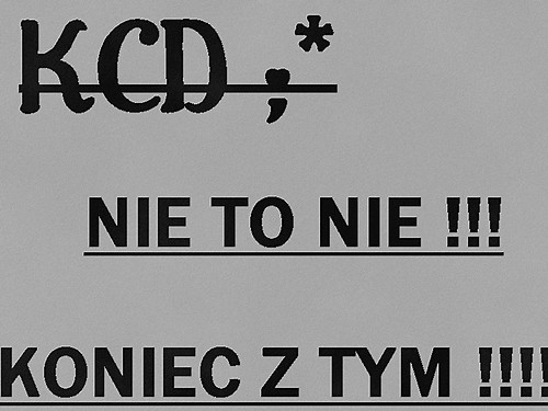 KONIEC Z TYM !!