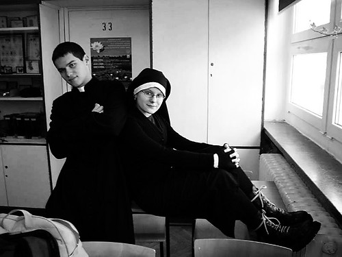 Nuns having fun