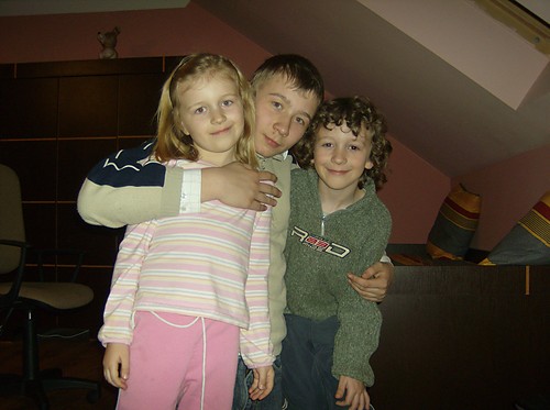 ja i Mateusz i moja siostra