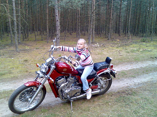 ja na motorku taty!