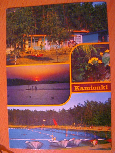 A postcard.