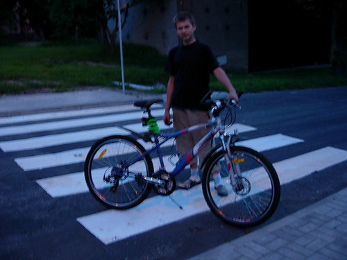 Ja i mj rowerek:D