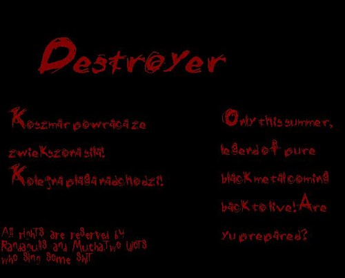 Destroyer wiecznie ywy