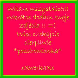 Witam =) 