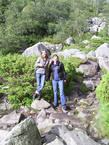 Powrt z Preikestolen :D 