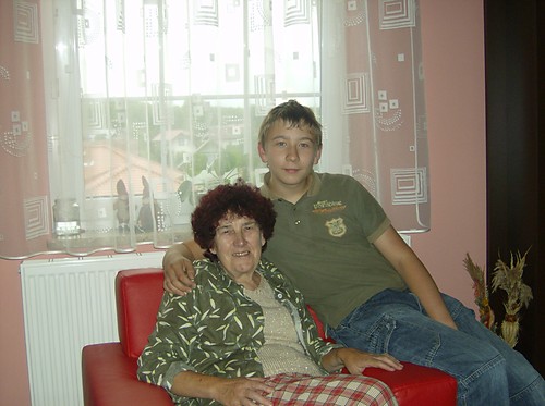 Ja and Babcia    Babcia and ja