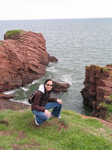 Klify Arbroath:)  Szkocja:)