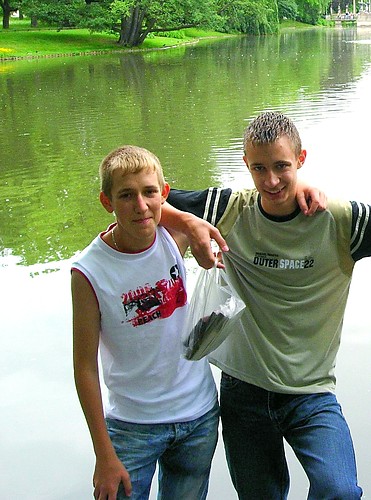 Ja i Szymon 