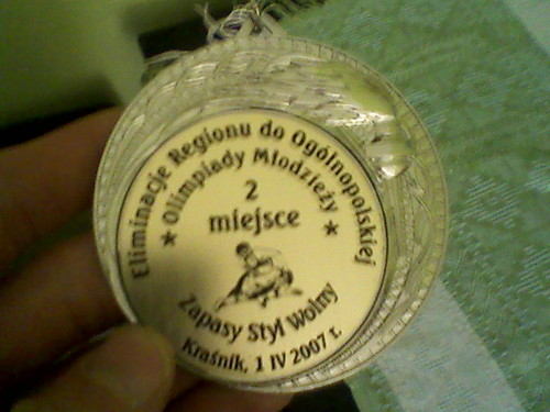 Jeden z moich medali!-:)
