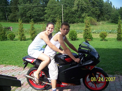 NA motorku:P