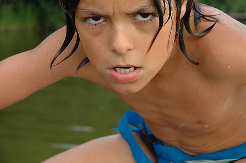 Tarzan nad jeziorem!