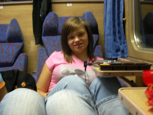 Podr pocigiem :D