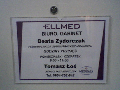 mam tabliczke z nazwiskiem :D