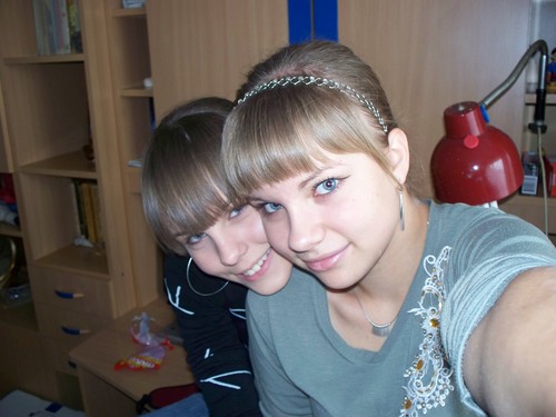 With my sister