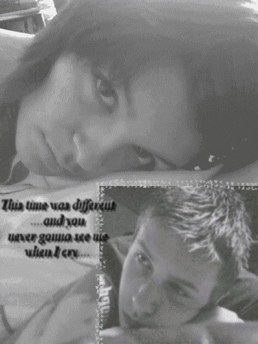 Never gonna see me when I cry