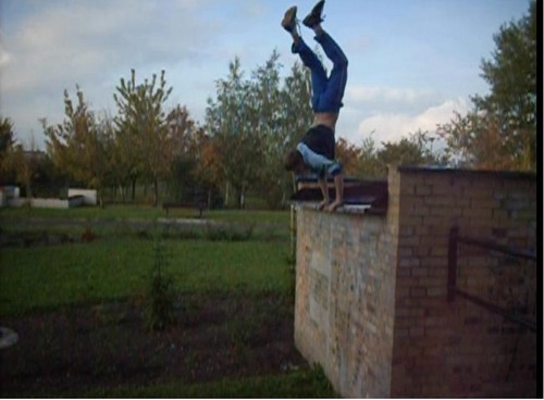 Hand Stand monkey