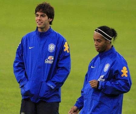 kaka and ronaldinho