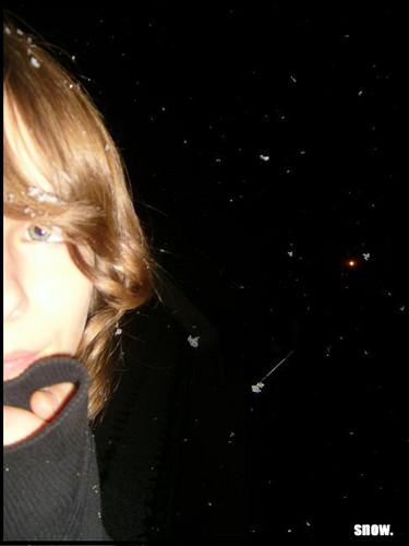 Snow.