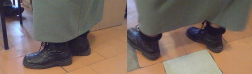 Niebiaskie Buty Podnoci