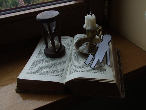 Candle Book Sand-glass and God:.