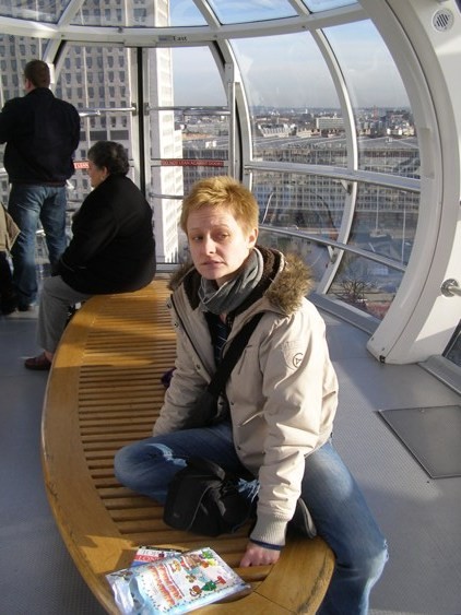 Aga na London Eye^^