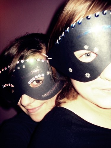 the mask.