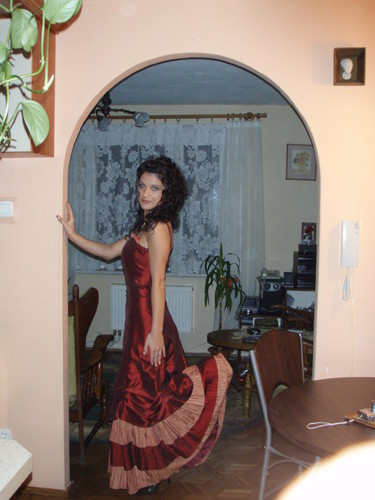 ..Lady in red...