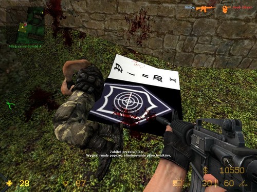 ~Blood on VinDx logo~