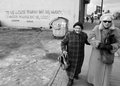 Napis na murze