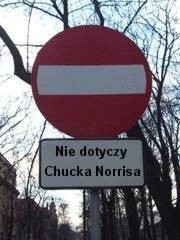 -4- Nie dotyczy Chucka Norrisa