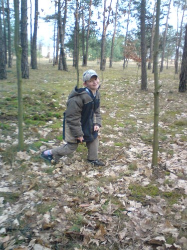 W parku.