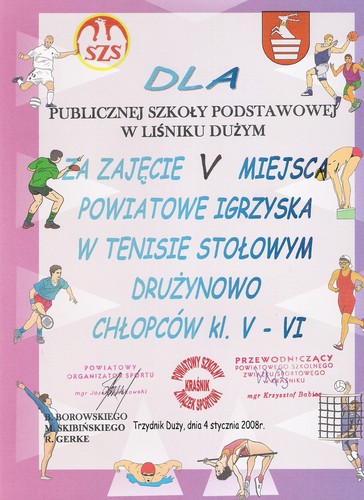 TENIS DRUYNOWY  