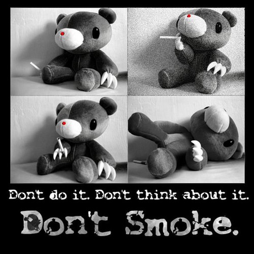 Don't smoke ...