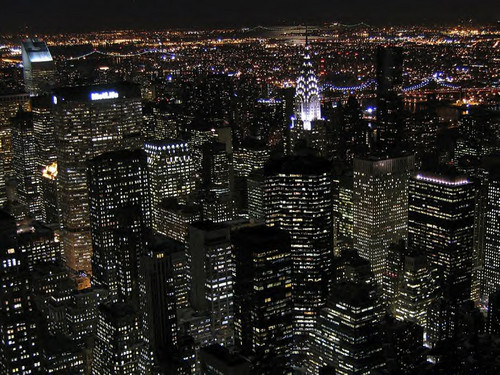widok na new york