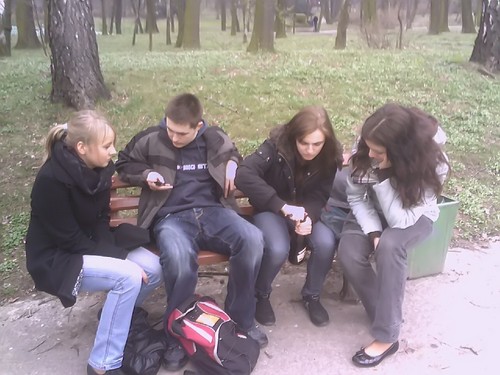 Pijaczki w parku