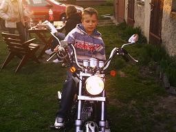 No wrecie ja i muj motorek