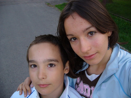 Z braciszkiem:P