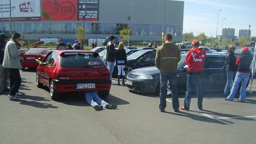 rozjechany