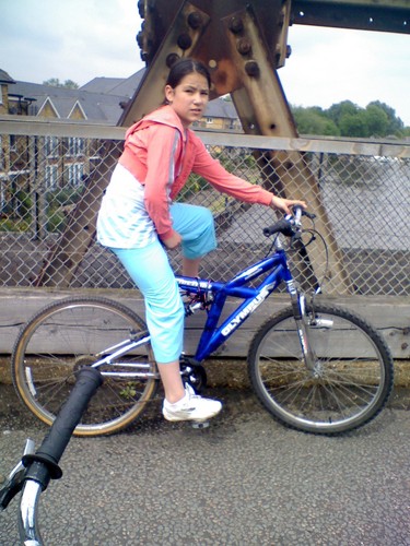 na rowerze