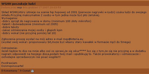 WSHH szuka ludzi! doczysz?